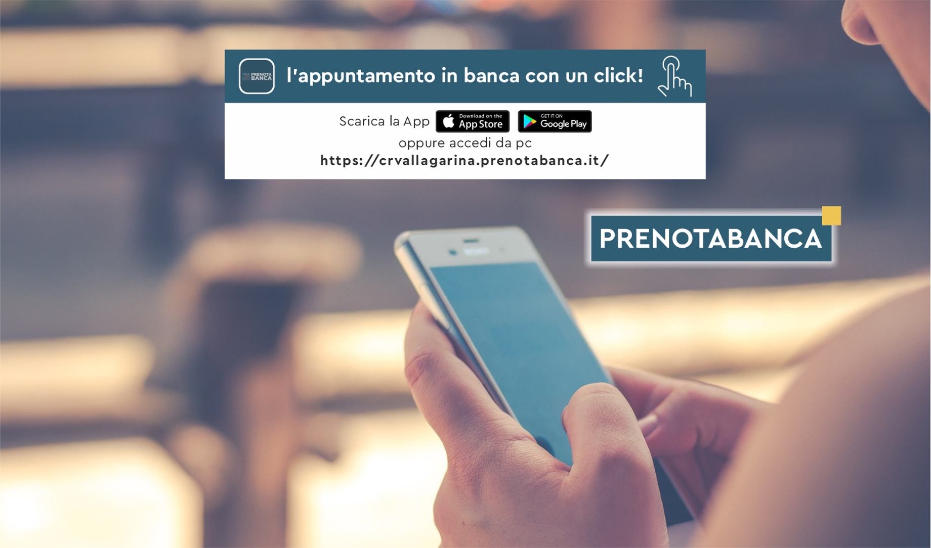 Prenota comodamente il tuo appuntamento in Cassa Rurale!