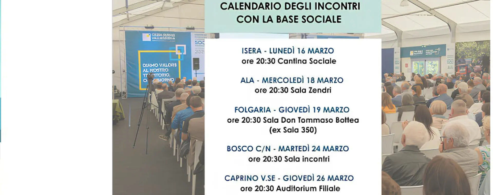 Incontri di Zona in vista dell'Assemblea Generale 