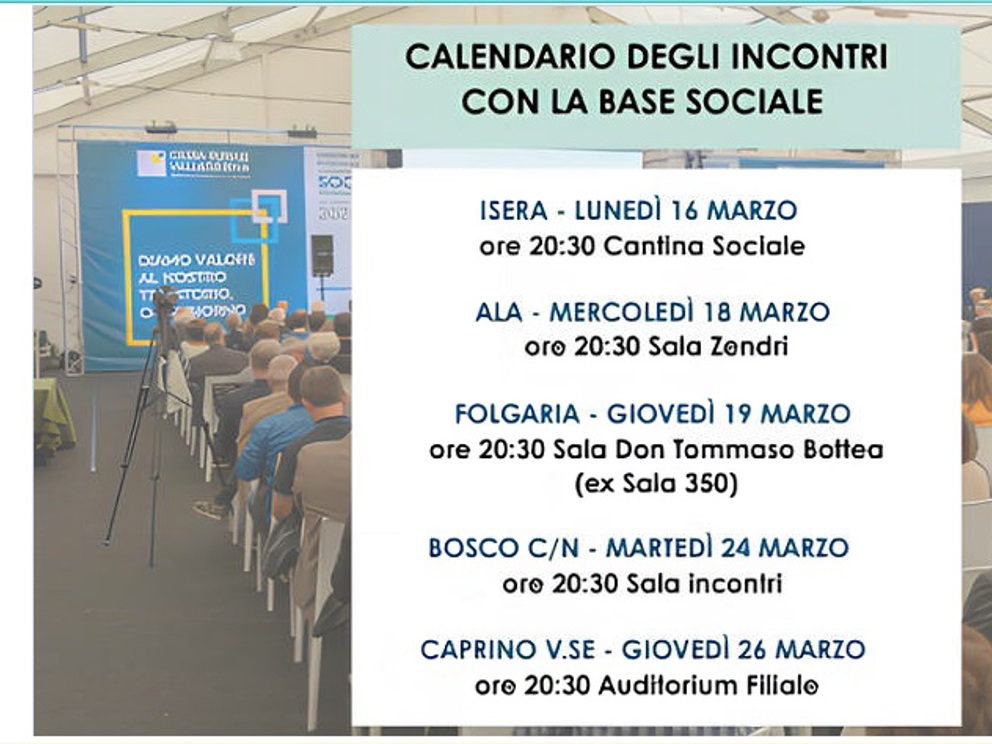 Incontri di Zona in vista dell'Assemblea Generale 